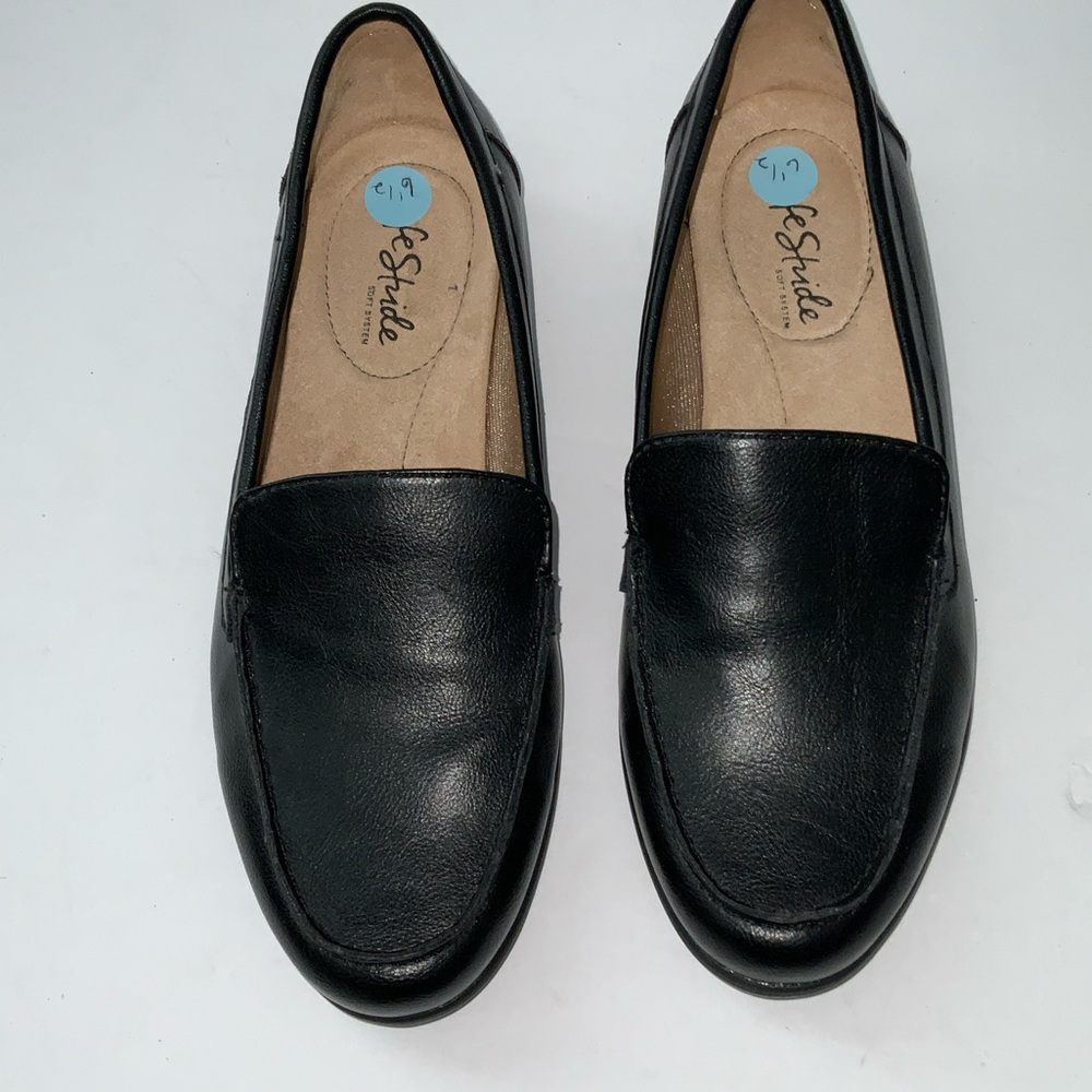 Life Stride Black Men's Slip-On Loafers